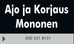 Ajo ja Korjaus Mononen logo